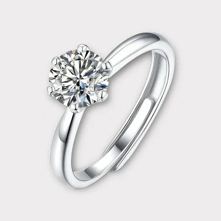 moissanite ring